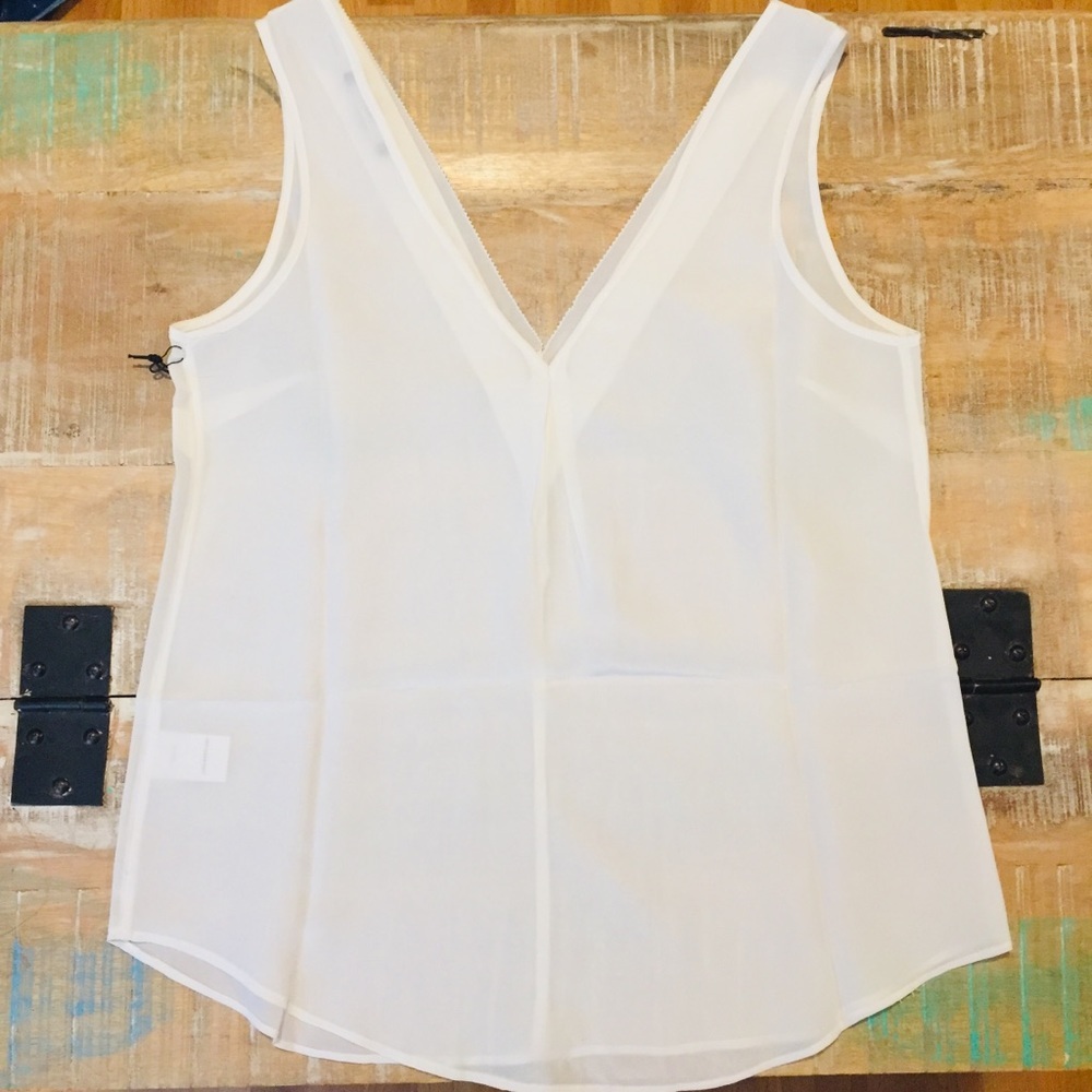NWT Tart Collections Olivia Silk Tank XS White - Picture 3 of 6